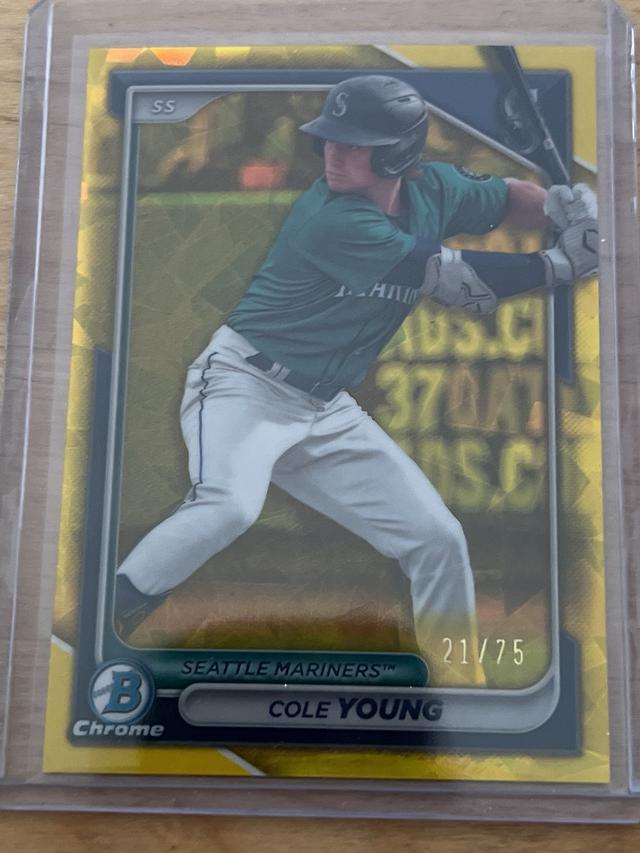 2024 Bowman Cole Young CHROME PROSPECTS II /75 #BCP-112