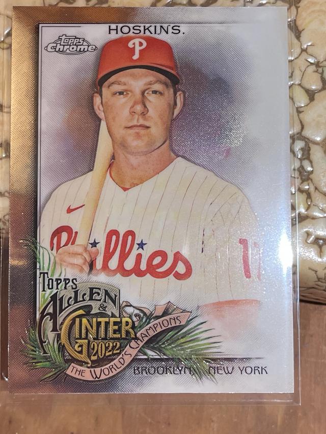 2022 Topps Allen & Ginter Chrome Rhys Hoskins ﻿Base Set #65