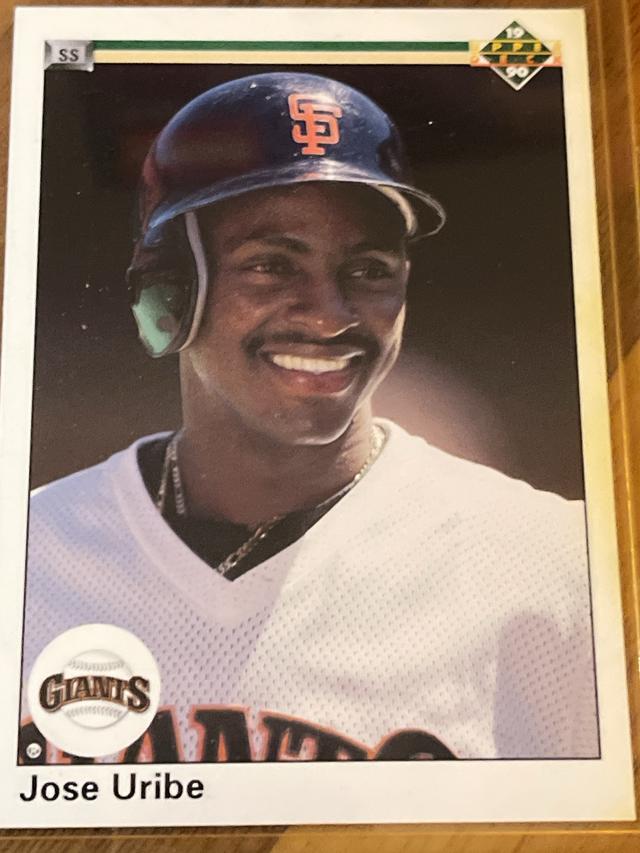 1990 Upper Deck Jose Uribe Base Set #188