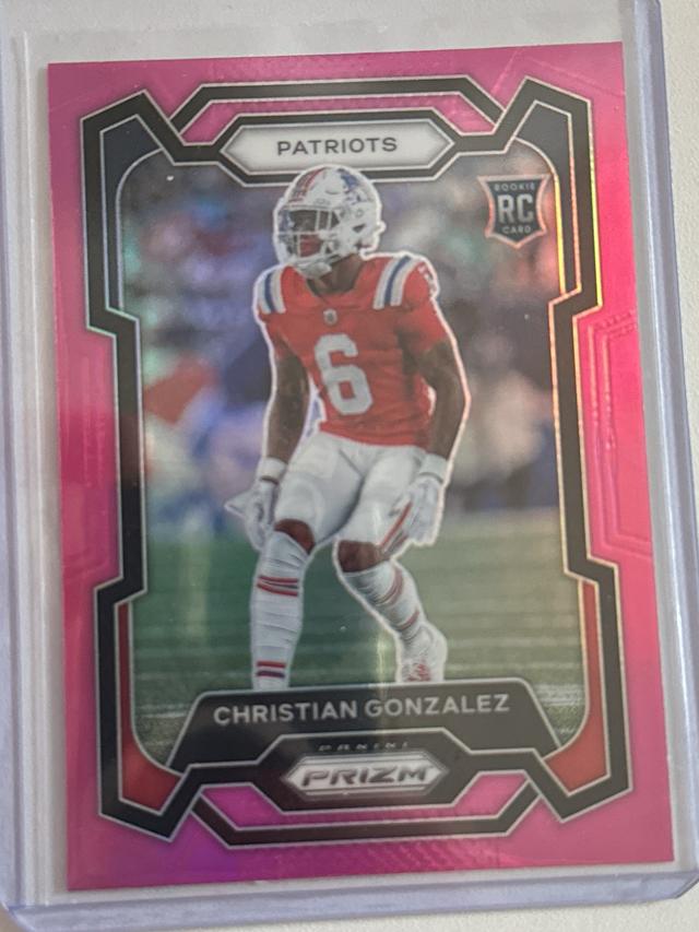 2023 Panini Prizm Football Christian Gonzalez Base Rookies Set #369