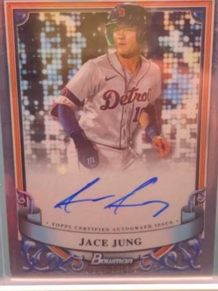 2024 Bowman Sterling Jace Jung PROSPECT AUTOGRAPHS #PA-JJ