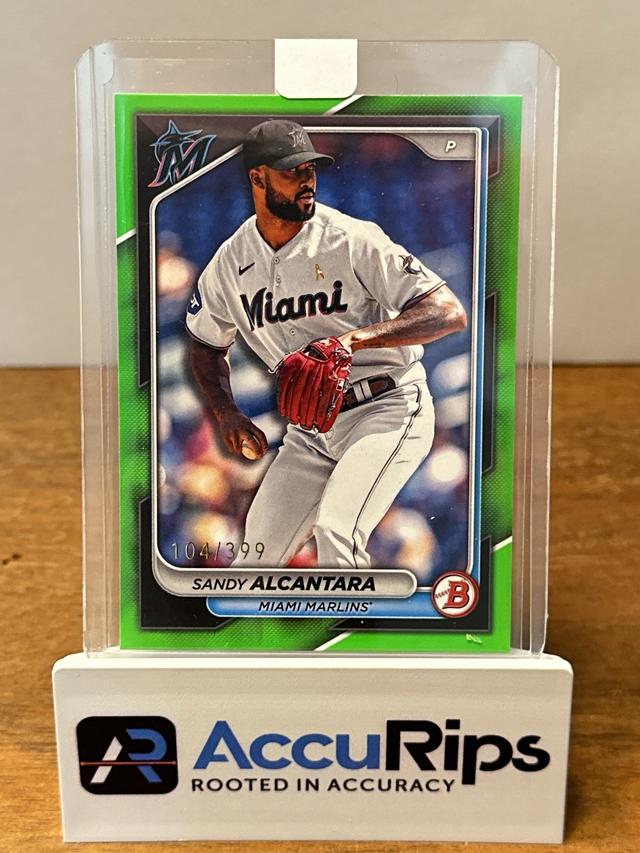 2024 Bowman Sandy Alcantara BASE CARDS 399 #8