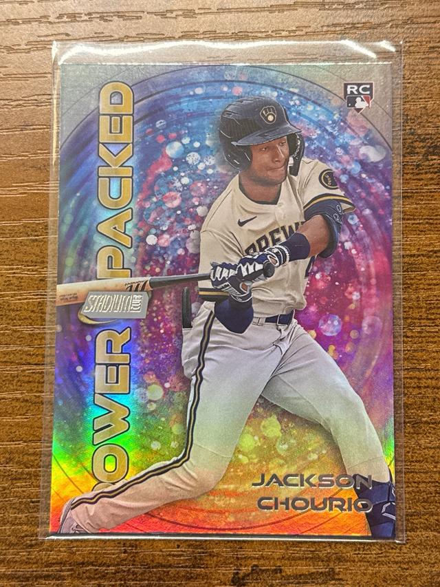 2024 Topps Stadium Club Jackson Chourio Power Packed #PP-28 RC