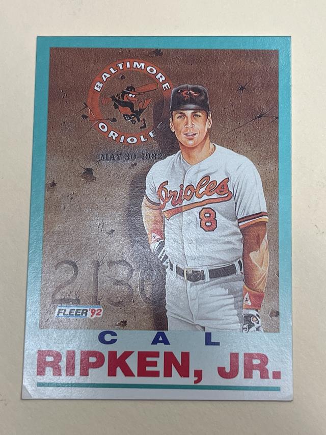 1992 Fleer Cal Ripken, Jr. ﻿Base Set #711