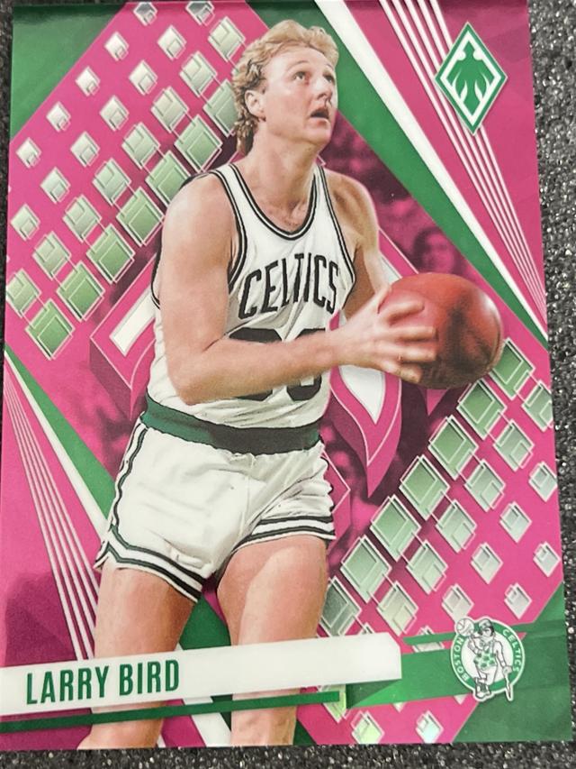 2023-24 Panini Phoenix Basketball Larry Bird ﻿Base Set Pink /175 #6