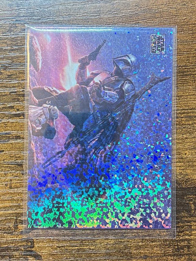 2024 Topps Star Wars Chrome Galaxy A Clan of Two Mini Diamond Ref #81 Grogu