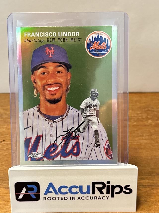 2023 Topps Chrome Platinum '54 Francisco Lindor BASE CARDS Refractor #369