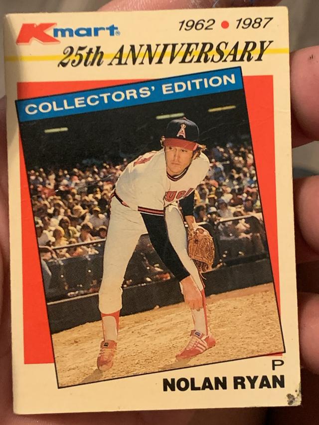 1987 Topps Kmart 25th Anniversary Nolan Ryan ﻿Base Set #20