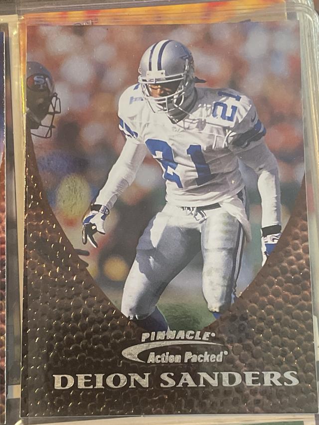 1997 Pinnacle Action Packed Deion Sanders ﻿Base #51