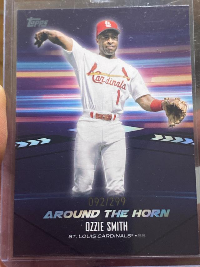 2024 Topps Series 2 Ozzie Smith AROUND THE HORN Black /299 #ATH-2