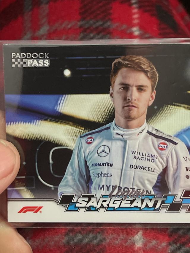 2024 Topps Paddock Pass Formula 1 Logan Sargeant F1 Closeups #70