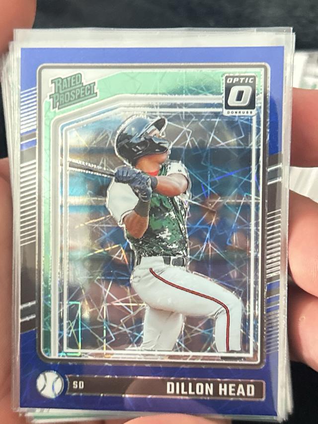 2024 Donruss Dillon Head Optic Rated Prospects Blue Velocity #178