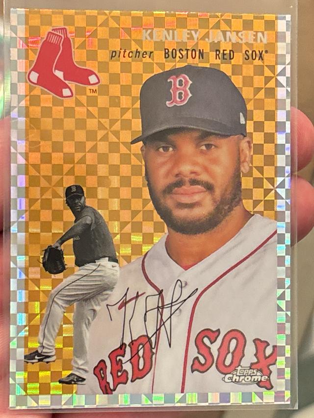 2023 Topps Chrome Platinum '54 Kenley Jansen BASE CARDS X-Fractors #246