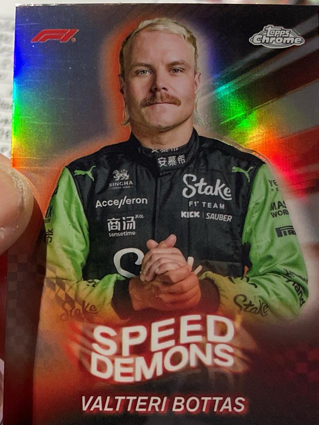 2024 Topps Chrome Formula 1 Valtteri Bottas Speed Demons #SD-13