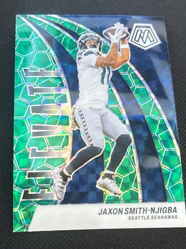 2024 Panini Mosaic Football Jaxon Smith-Njigba Elevate Green #17