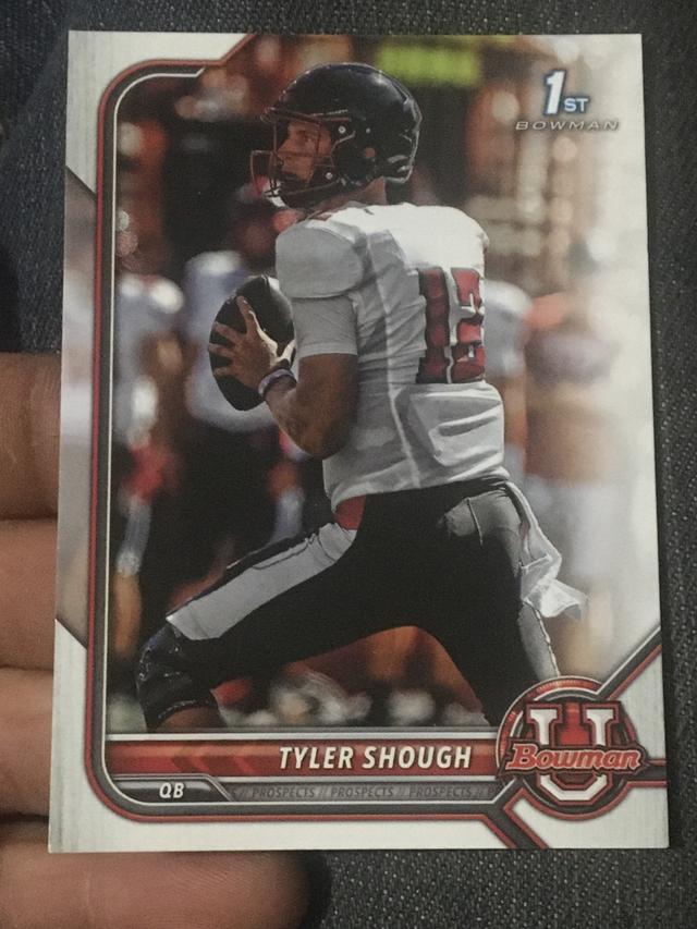 2021-22 Bowman University Tyler Shough Base Paper Prospects Set #30