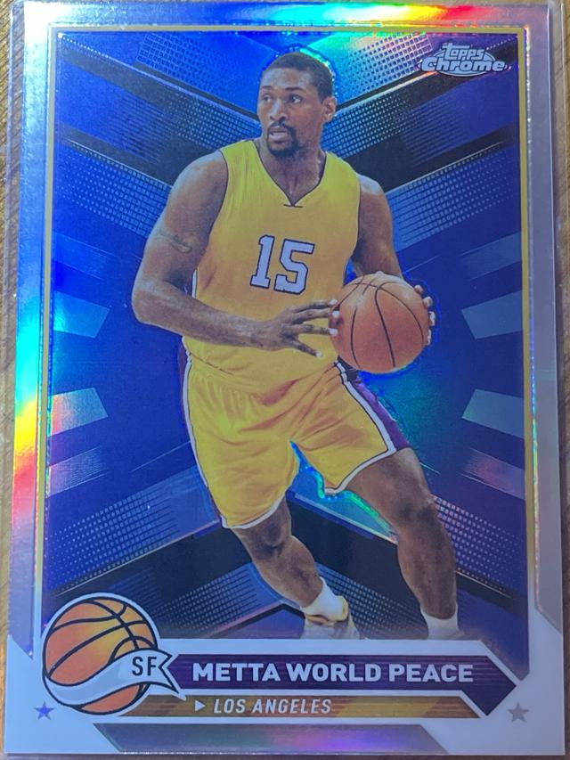 2023-24 Topps Chrome Basketball Metta World Peace Los Angeles #13