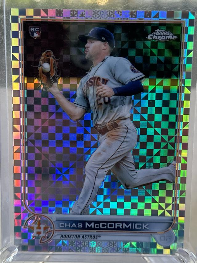 2022 Topps Chrome Chas McCormick ﻿Base Set X-Fractor  #43