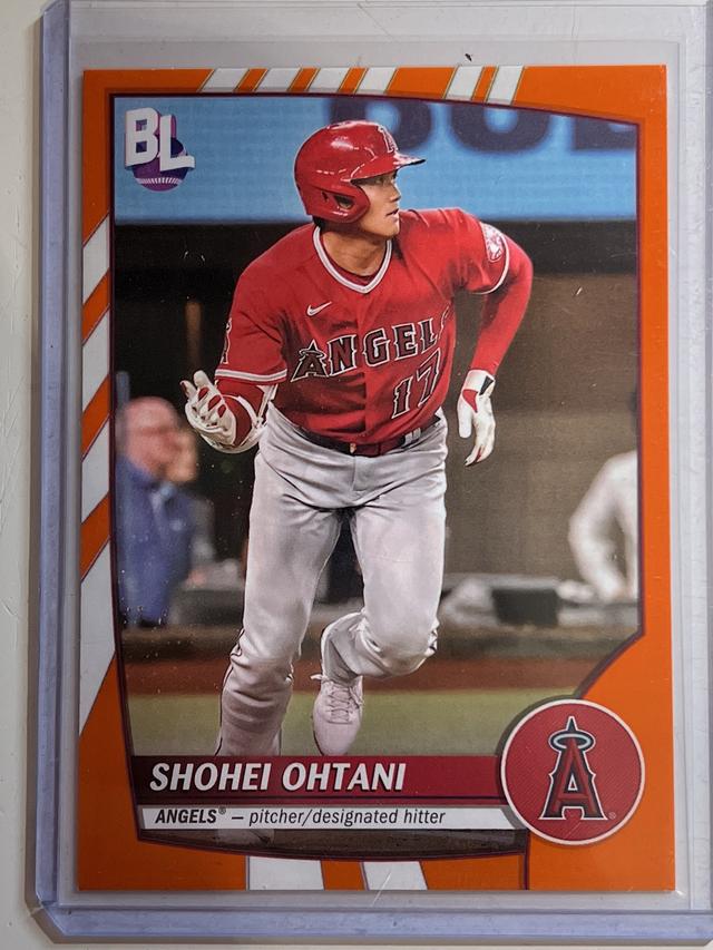 2024 Topps Big League Shohei Ohtani COMMON CARDS I Electric Orange Foil #200