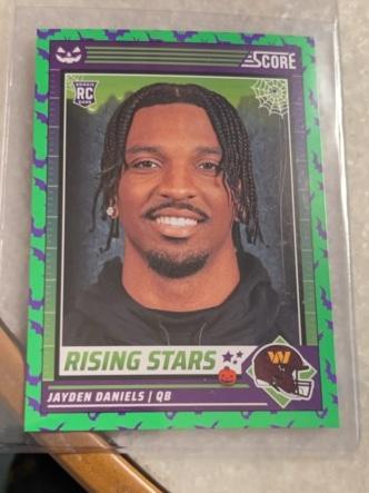 2024 Panini Score A Treat Jayden Daniels Rising Stars #26