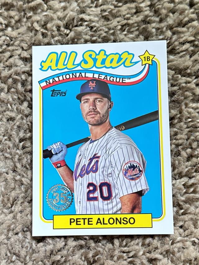 2024 Topps Series 2 Pete Alonso 1989 TOPPS ALL STAR BASEBALL #89ASB-8