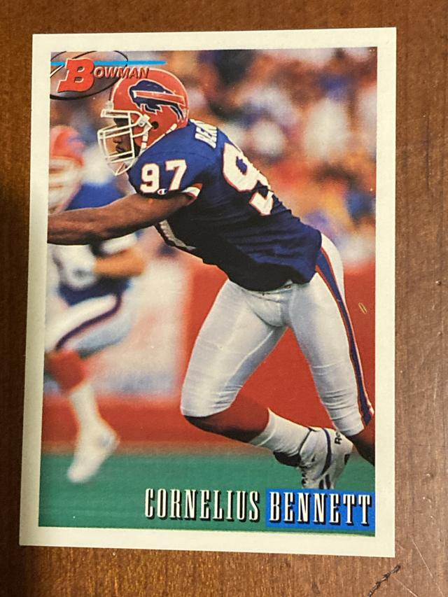 1993 Bowman Football Cornelius Bennett ﻿Base #357