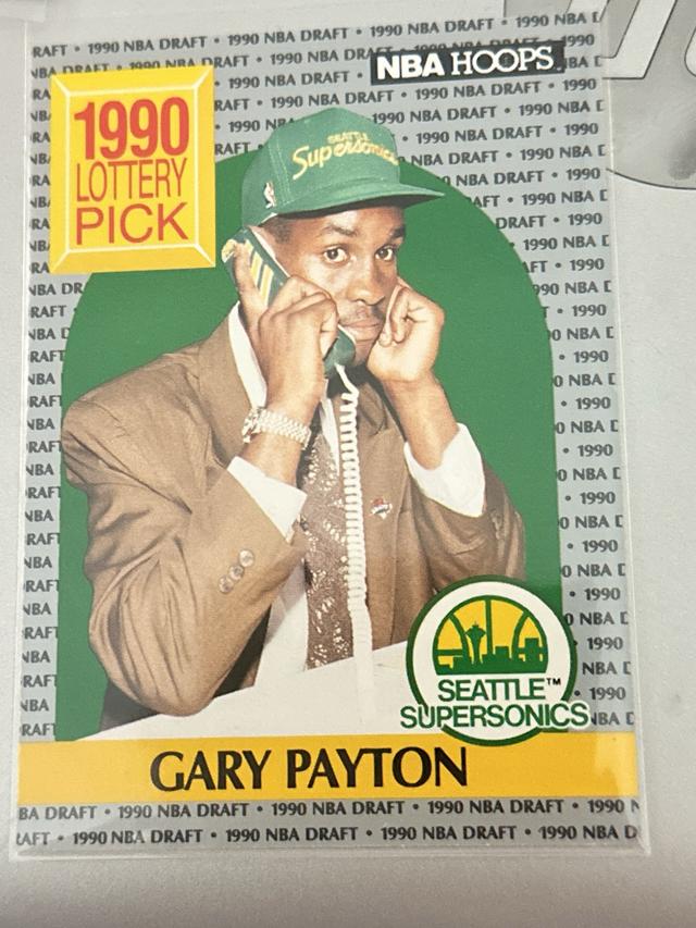 1990-91 Hoops Basketball Gary Payton ﻿Base #391