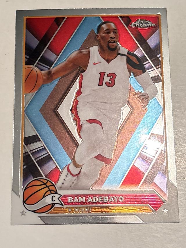 2023-24 Topps Chrome Basketball Bam Adebayo Miami #99