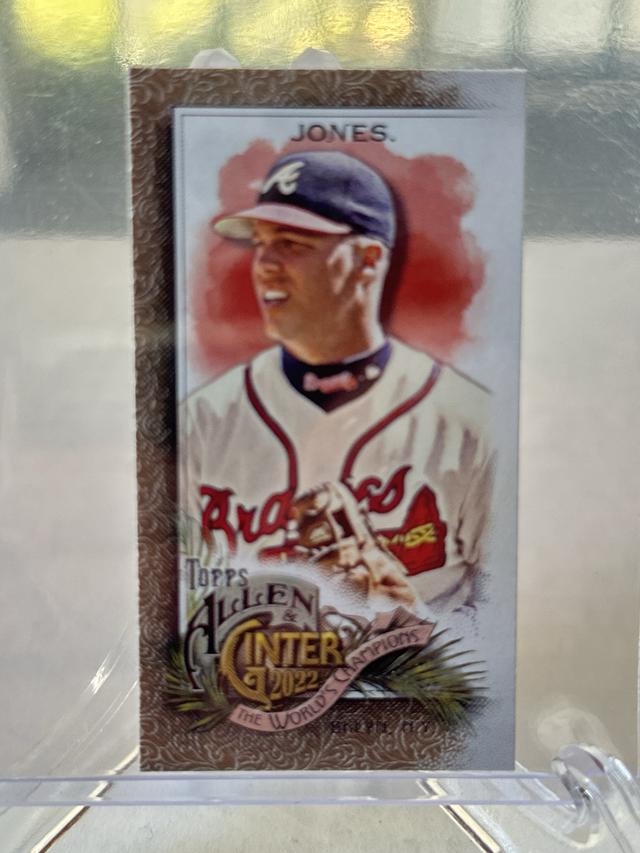 2022 Topps Allen & Ginter Chipper Jones Base Minis Set #150