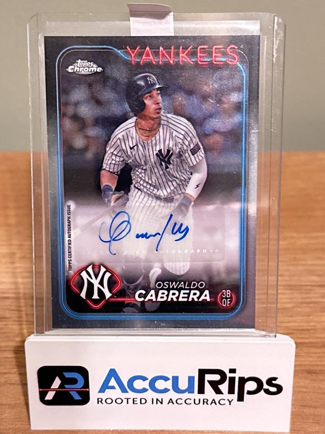 2024 Topps Chrome Update Oswaldo Cabrera #AC-OC