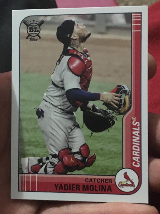 2021 Topps Big League Yadier Molina ﻿Base Set #170