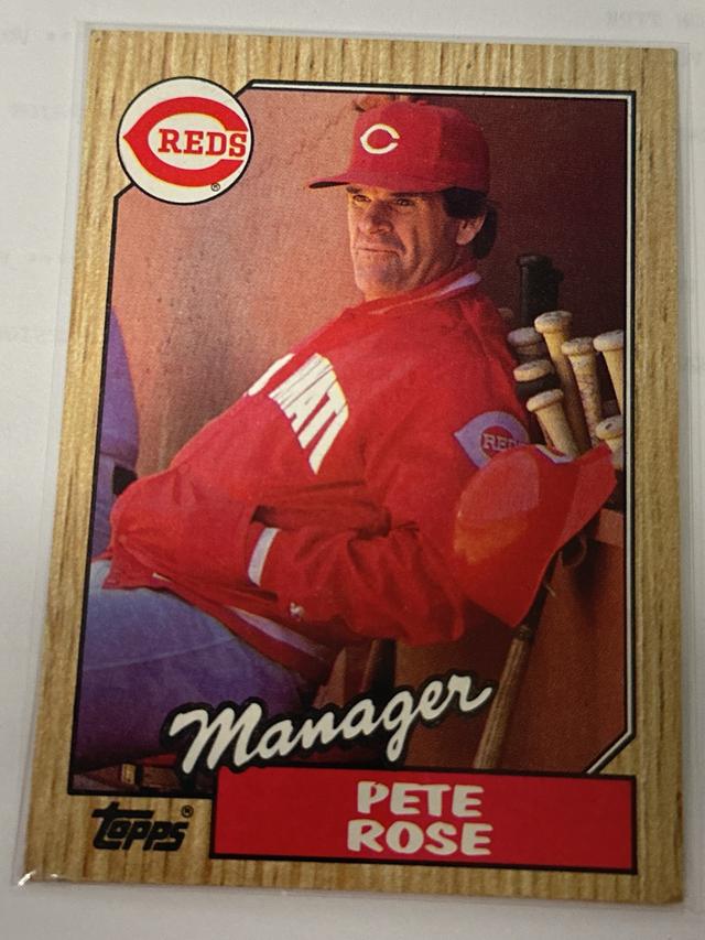 1987 Topps Pete Rose Base Set #393