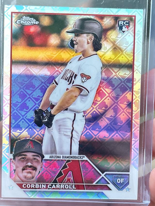 2023 Topps Logofractor Corbin Carroll SP Image Variation #95