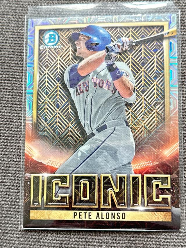 2023 Bowman Chrome Mega Pete Alonso BOWMAN ICONIC Iconic #BI-7