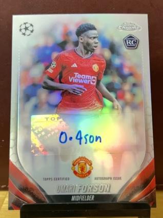 2023-24 Topps Chrome UEFA Omari Forson Autographs #CA-OF