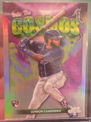 2024 Topps Cosmic Chrome Junior Caminero Into the Cosmos #ITC-24