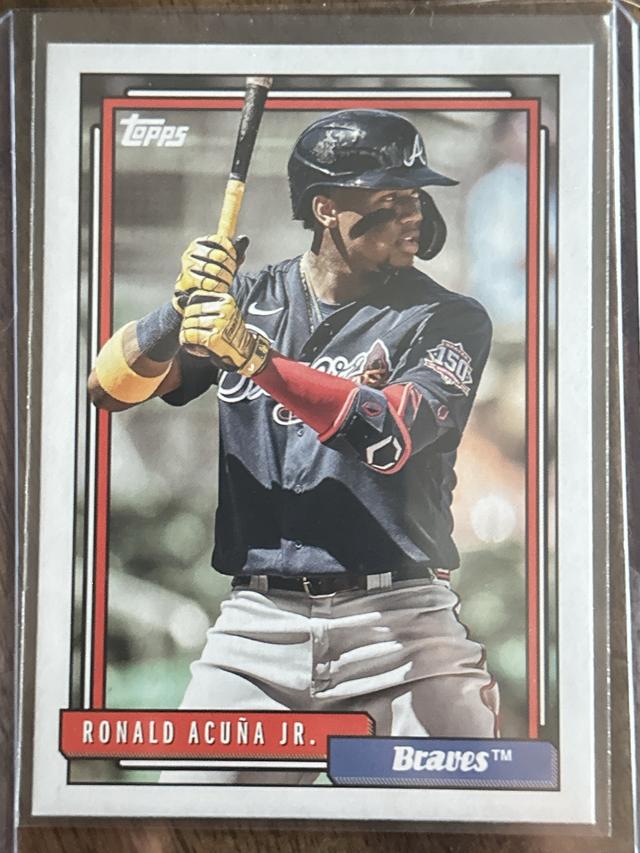 2021 Topps Update Ronald Acuña Jr. TOPPS 1992 REDUX #T92-6