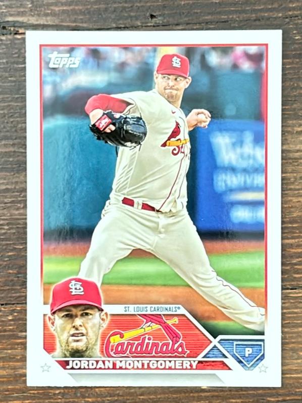 2023 Topps Series 1 Jordan Montgomery BASE COMPLETE SET #32