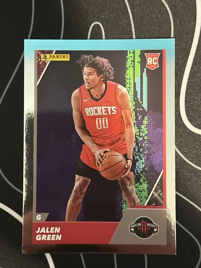 2021-22 Panini NBA Sticker & Card Collection Jalen Green Base Cards Set #82