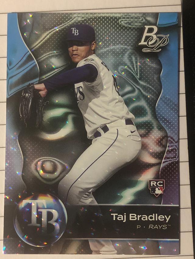 2023 Bowman Platinum Taj Bradley BASE CARDS Ice Foil #101