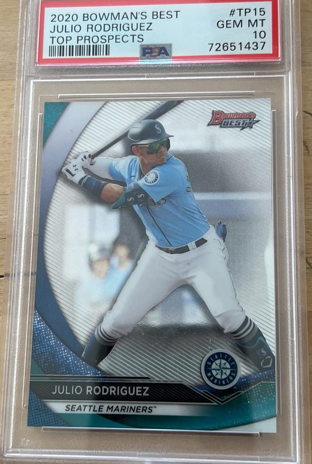 2020 Bowmans Best Julio Rodriguez PSA 10 Top Prospects #TP-15