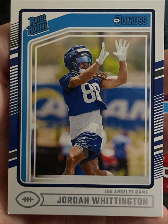 2024 Donruss Football Jordan Whittington Rated Rookies #352