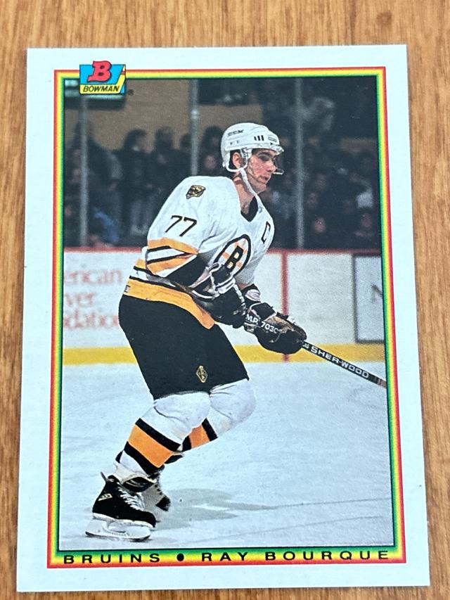 1990 Bowman Hockey Ray Bourque ﻿Base #31