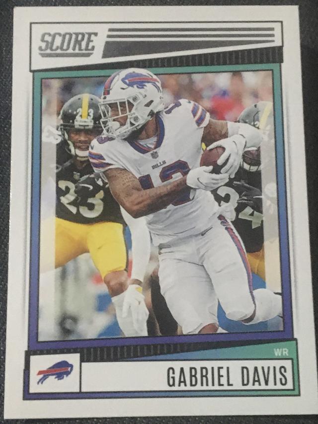 2022 Score Football Gabriel Davis Base Set #261