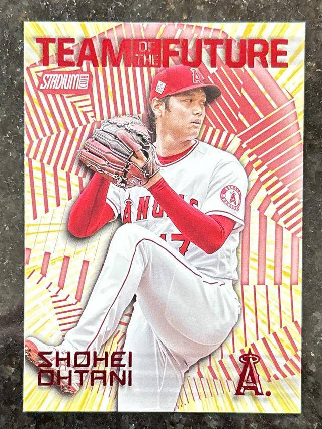 2022 Topps Stadium Club Shohei Ohtani TEAM OF THE FUTURE Red #TOF-17