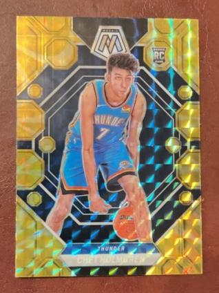 2022-23 Panini Mosaic Chet Holmgren RC Reactive Yellow Mosaic #236