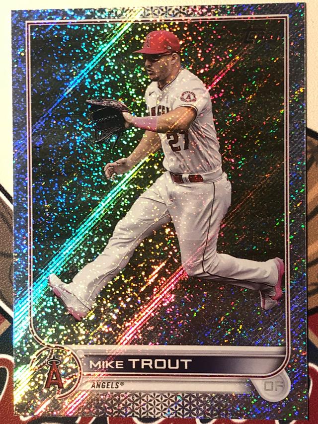 2022 Topps Complete Factory Set Mike Trout Base Set Retail Foilboard /875 #27