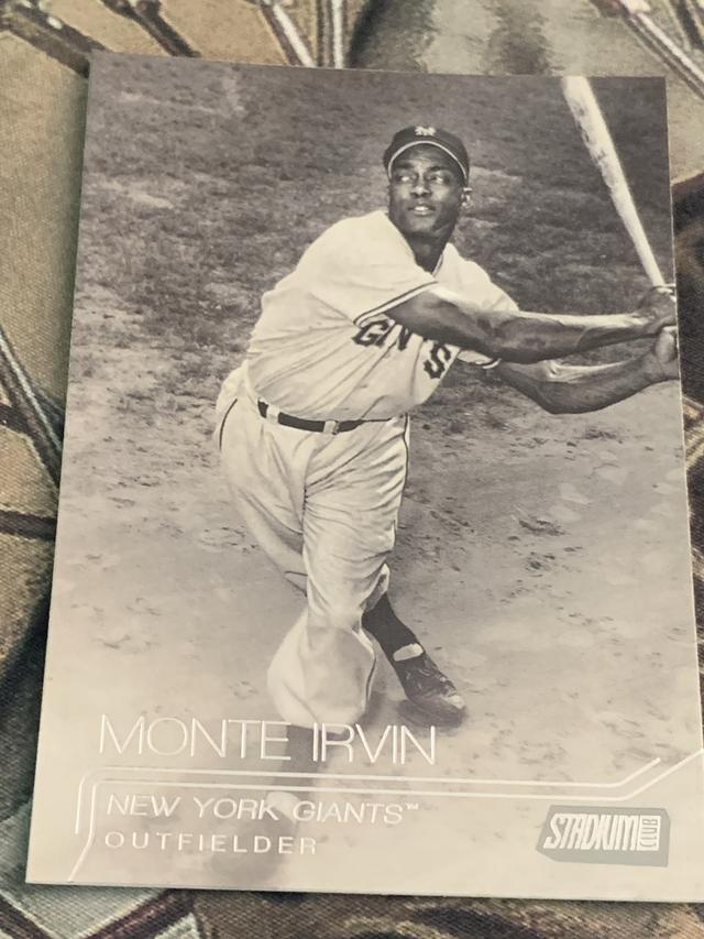 2015 Topps Stadium Club Monte Irvin Base Set #81