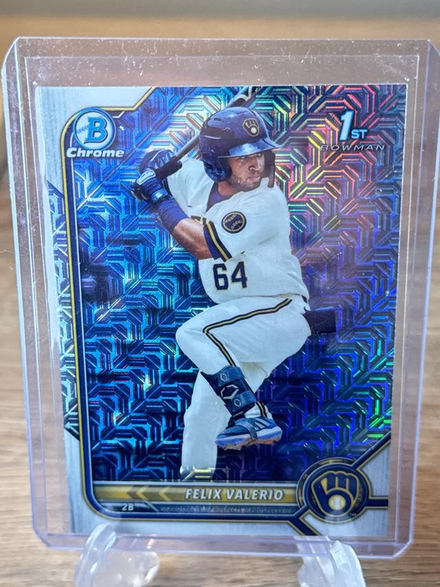 2022 Bowman Felix Valerio CHROME PROSPECTS I #BCP-128