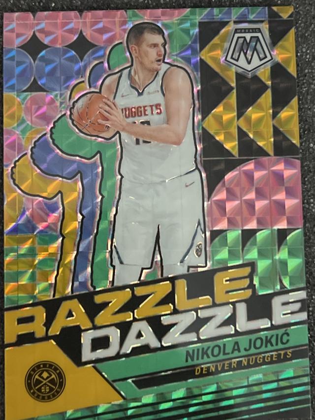 2023-24 Panini Mosaic Nikola Jokic Razzle Dazzle #3